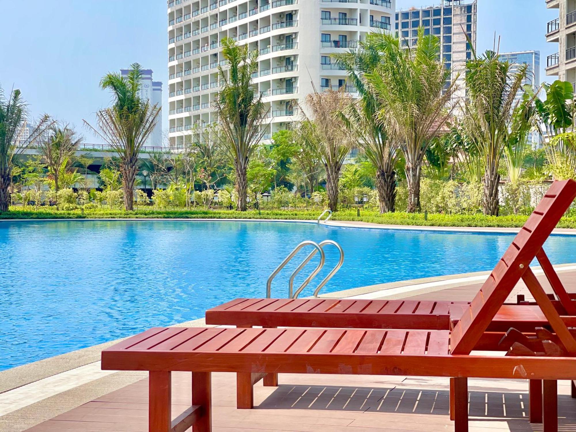 Star Bay Residence Sihanoukville - 400M To Sokha Beach Buitenkant foto